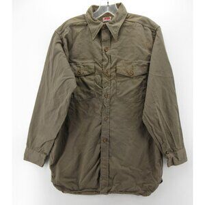 VINTAGE Grants Shirt 15 Sanforized WTG Utility Field Workwear 50s 60s*